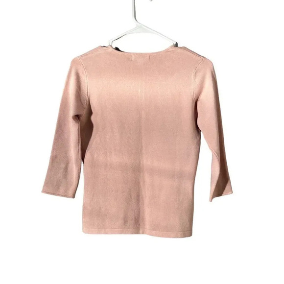 Pink Banana Republic XS Sweater Shirt with V Neck Plunge - Picture 3 of 3